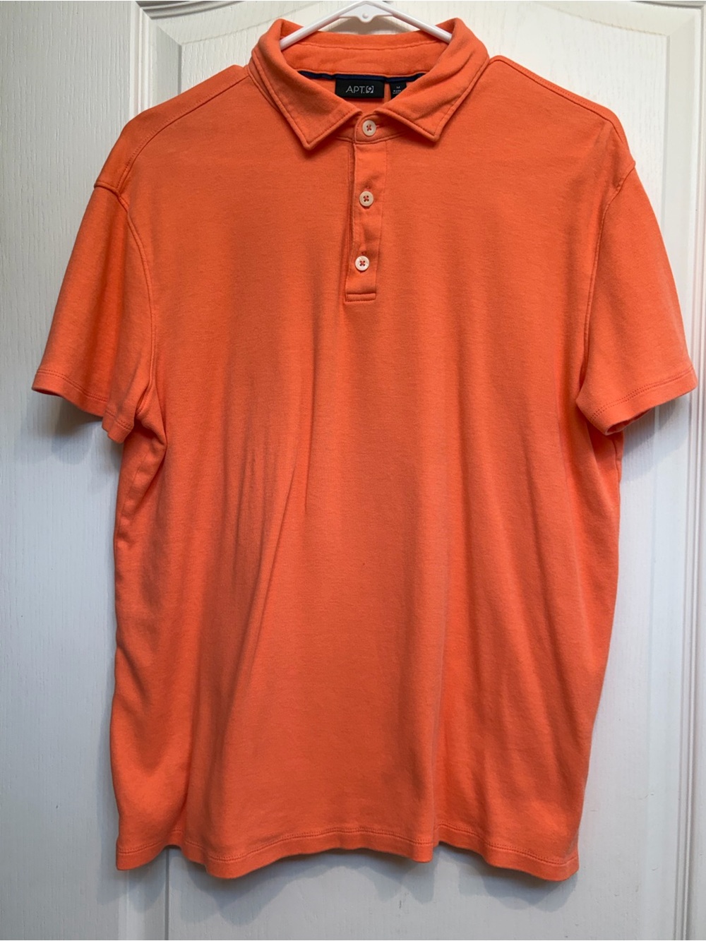 Apt. 9 Bright Orange Short Sleeve Polo